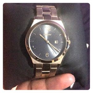 Gold plated DKNY watch